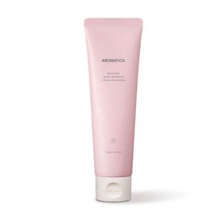 Aromatica - Reviving Rose Infusion Cream Cleanser - Rose Infusion Cream Gel Face Wash - 145ml