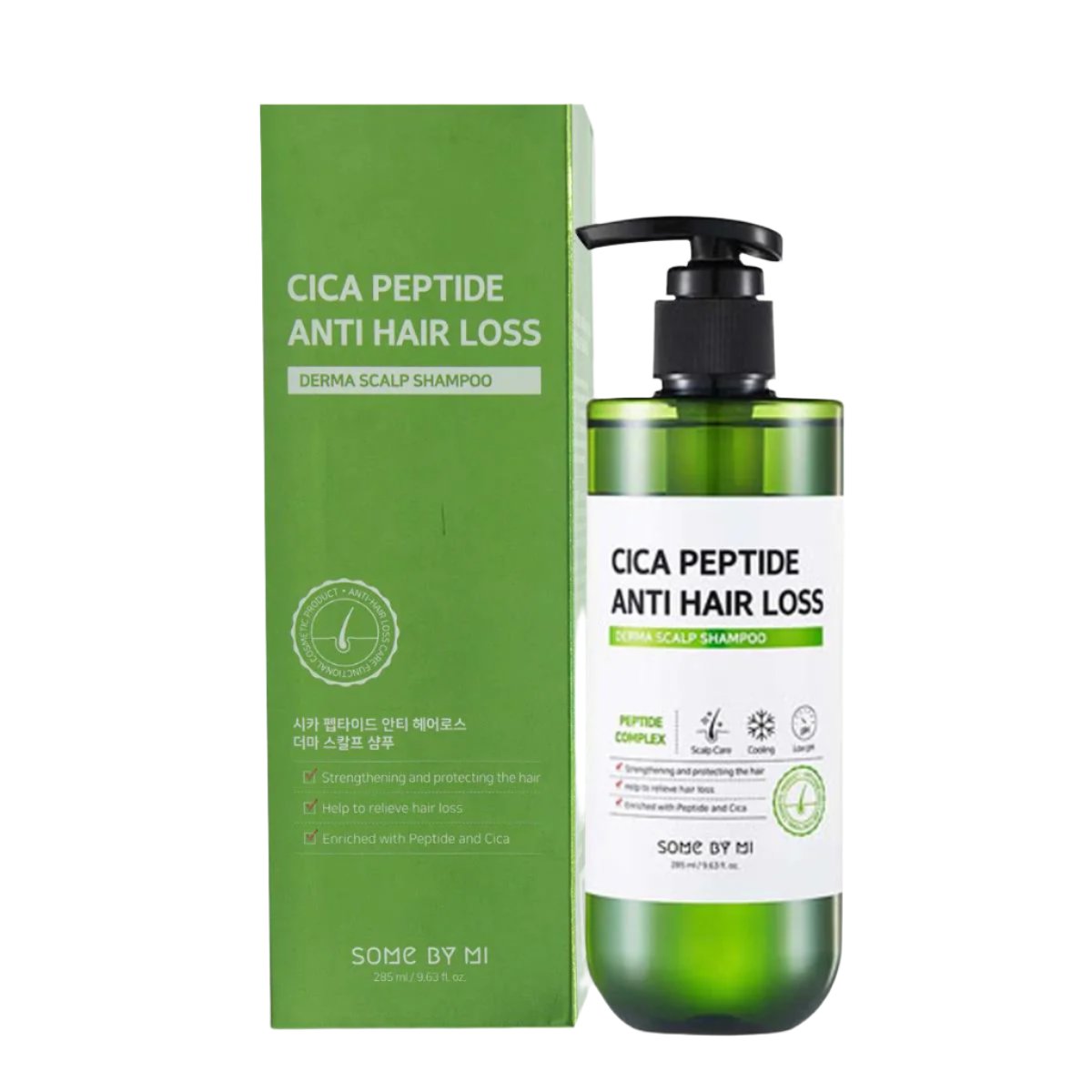 Cica Peptide Anti Hårtab Derma Scalp Shampoo 285ml