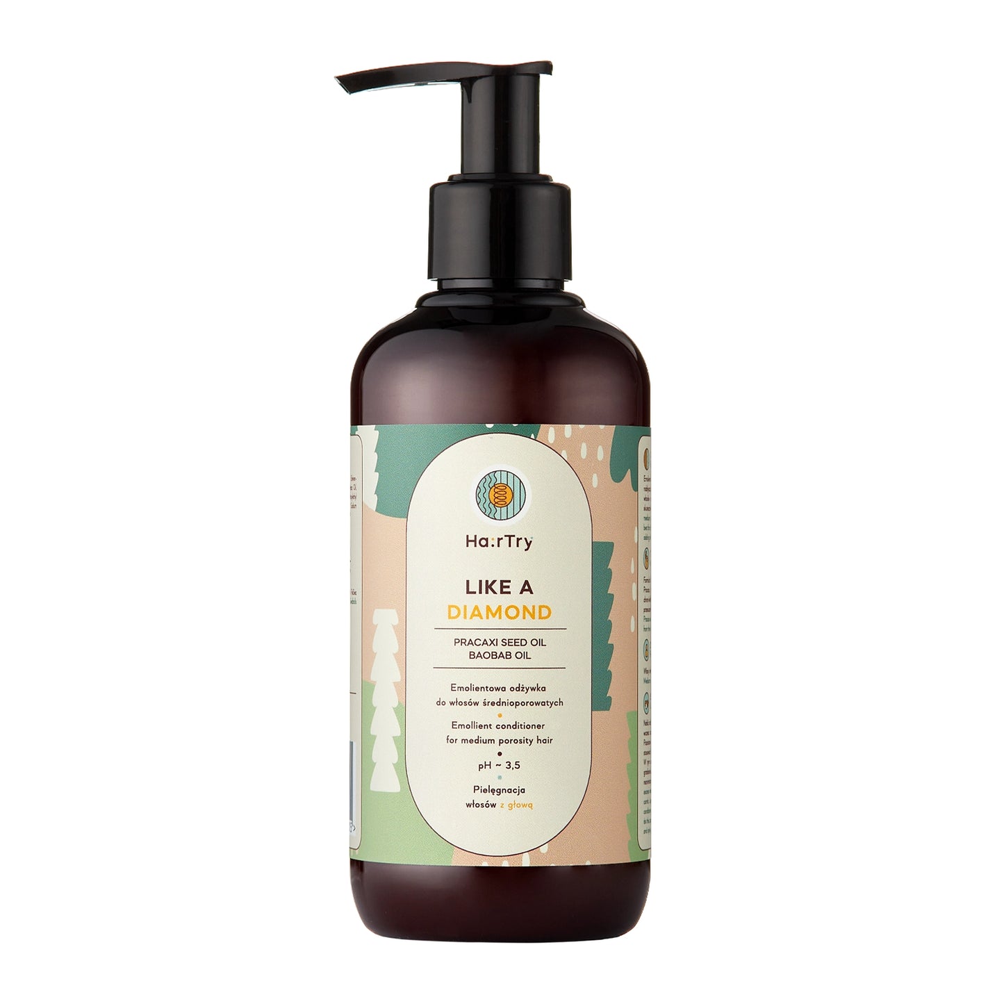 HairTry - Like A Diamond - Blødgørende balsam til mellemgroft hår - 250 ml