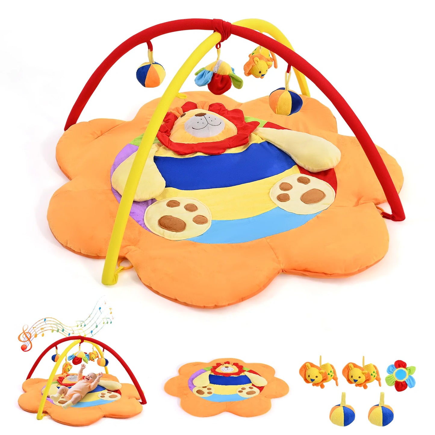 Aktivitetsmatta & babygym för spädbarn
