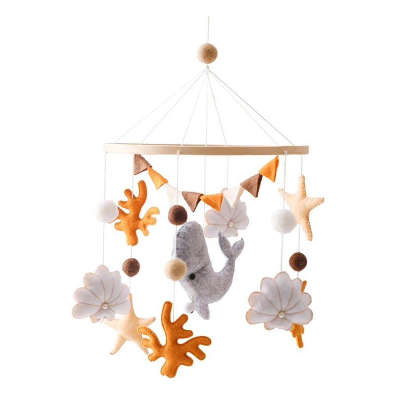 Sleepy Bear Wooden Crib Mobile