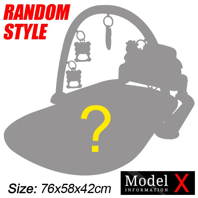 Baby aktivitetsgym med musik, piano och lekfilt