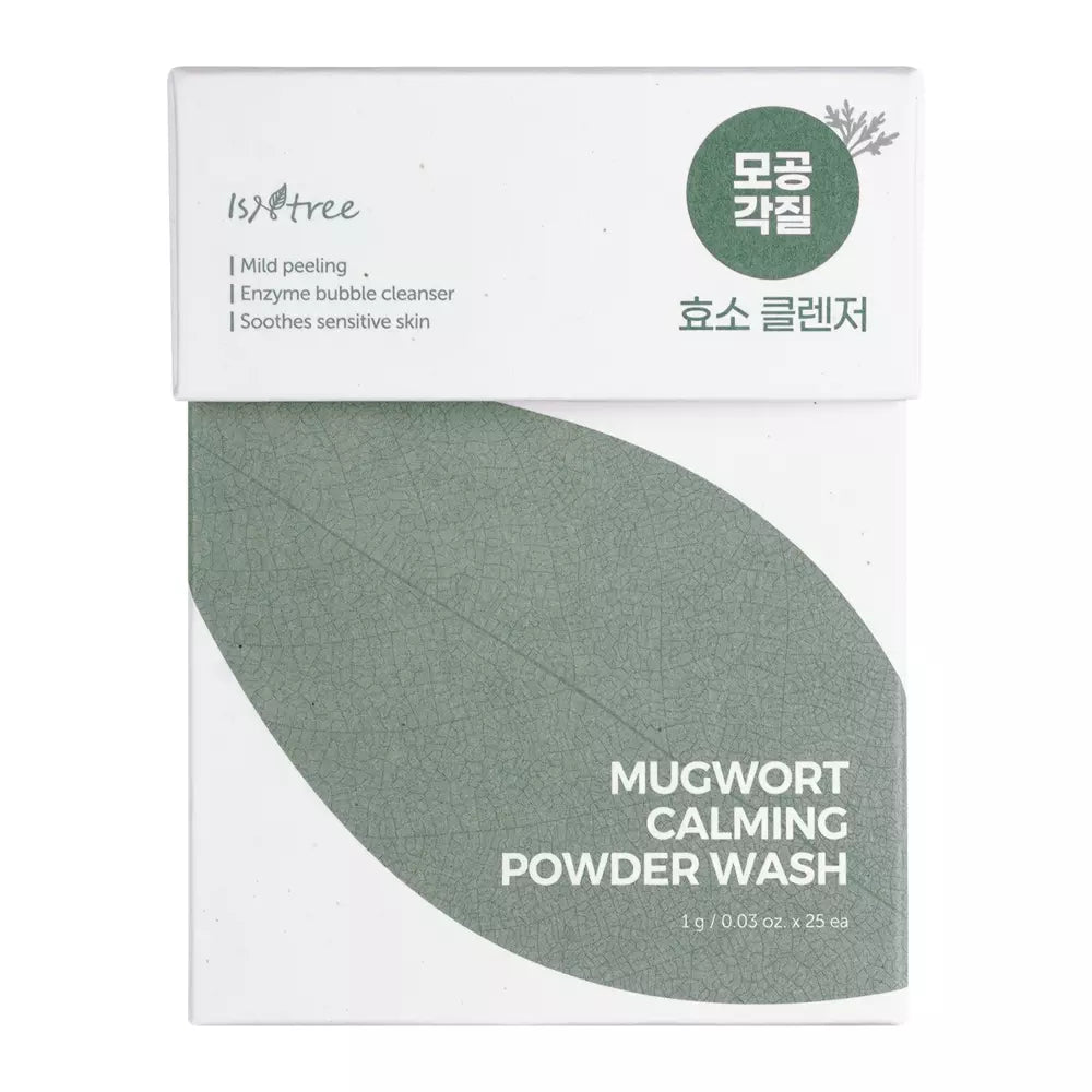 Isntree - Bynke beroligende Powder Wash - Facial Wash Powder Sachet Sæt - 1g x 25 stk.