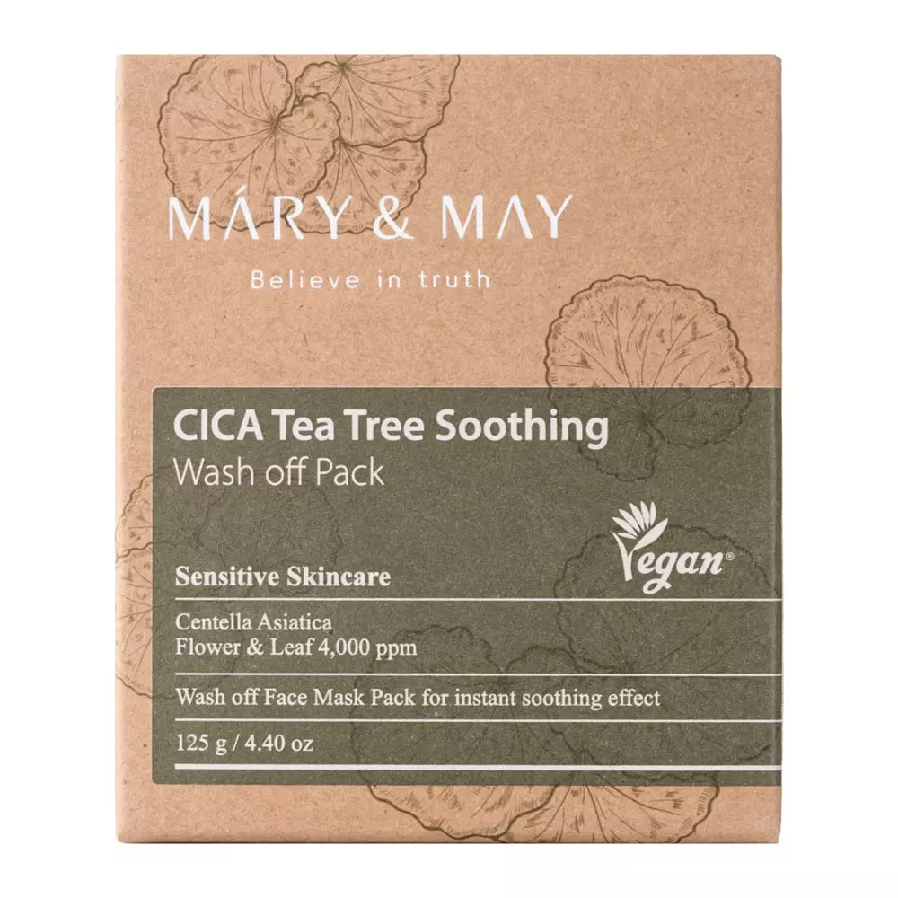 CICA Tea Tree Soothing Wash off Pack 125g