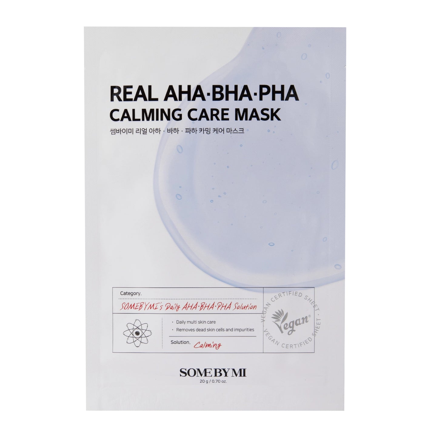 Real AHA BHA PHA Calming Care Mask 20g